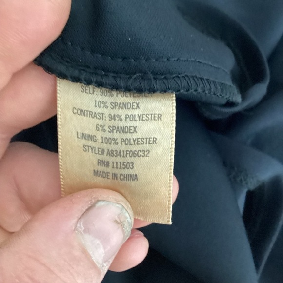 Francesca’s Fit and Flare Dress Black Floral Lace Bodice Medium - Picture 7 of 7